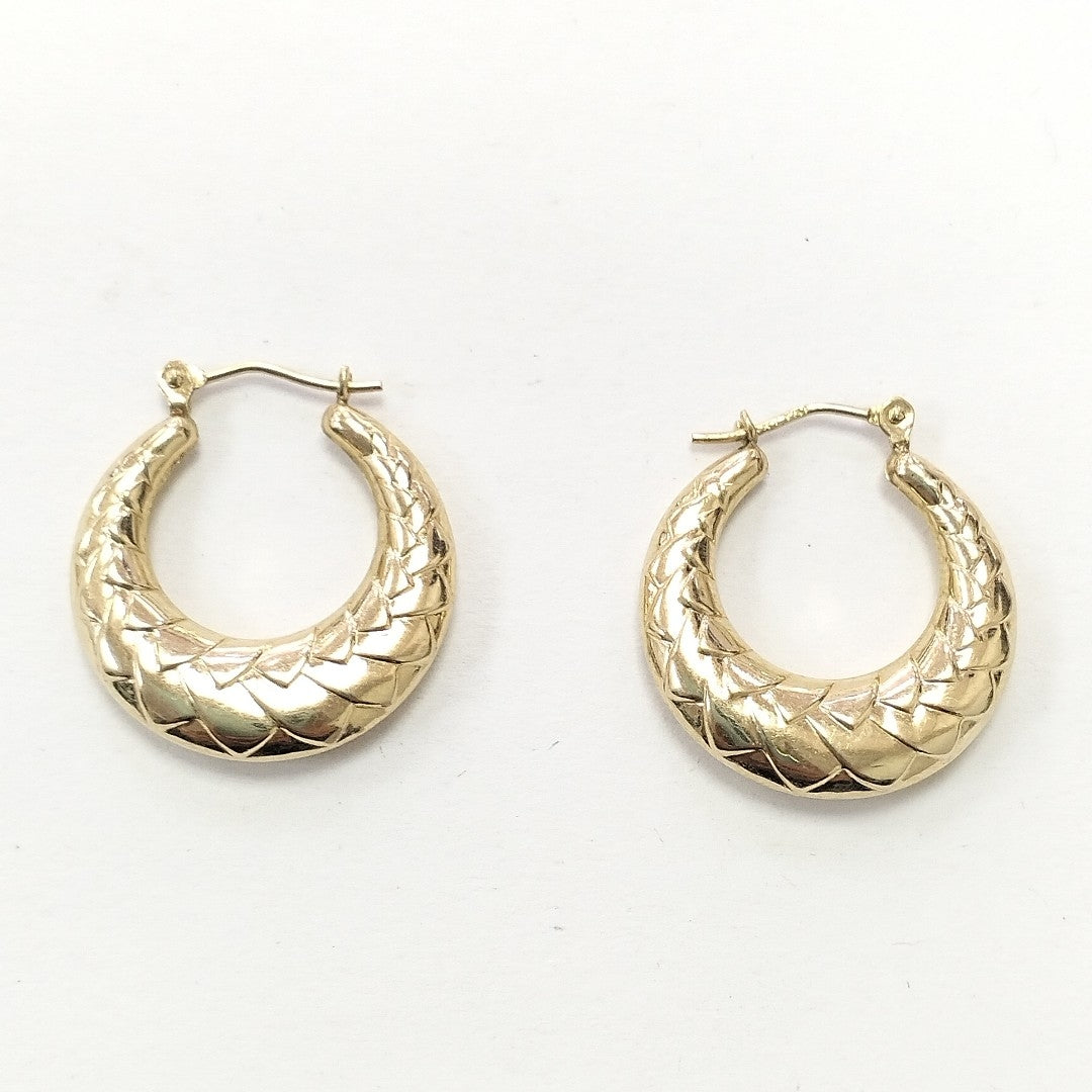 ARRACADAS PAR ORO 14 K 1.6 GRMS (SEMINUEVO)