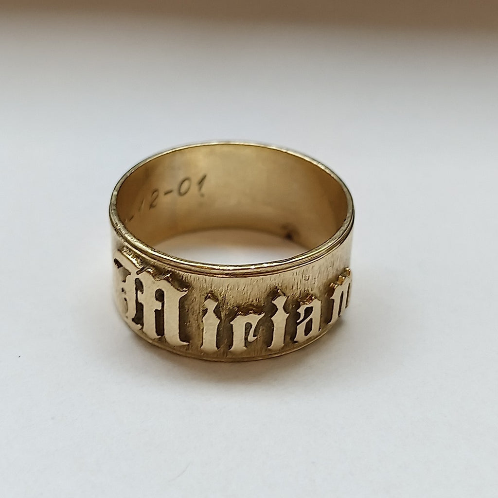 ARGOLLA ORO 14 K 7,60 GRMS (SEMINUEVO)