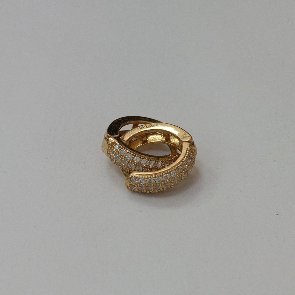 ARRACADAS PAR ORO 14 K 2.2 GRMS (SEMINUEVO)