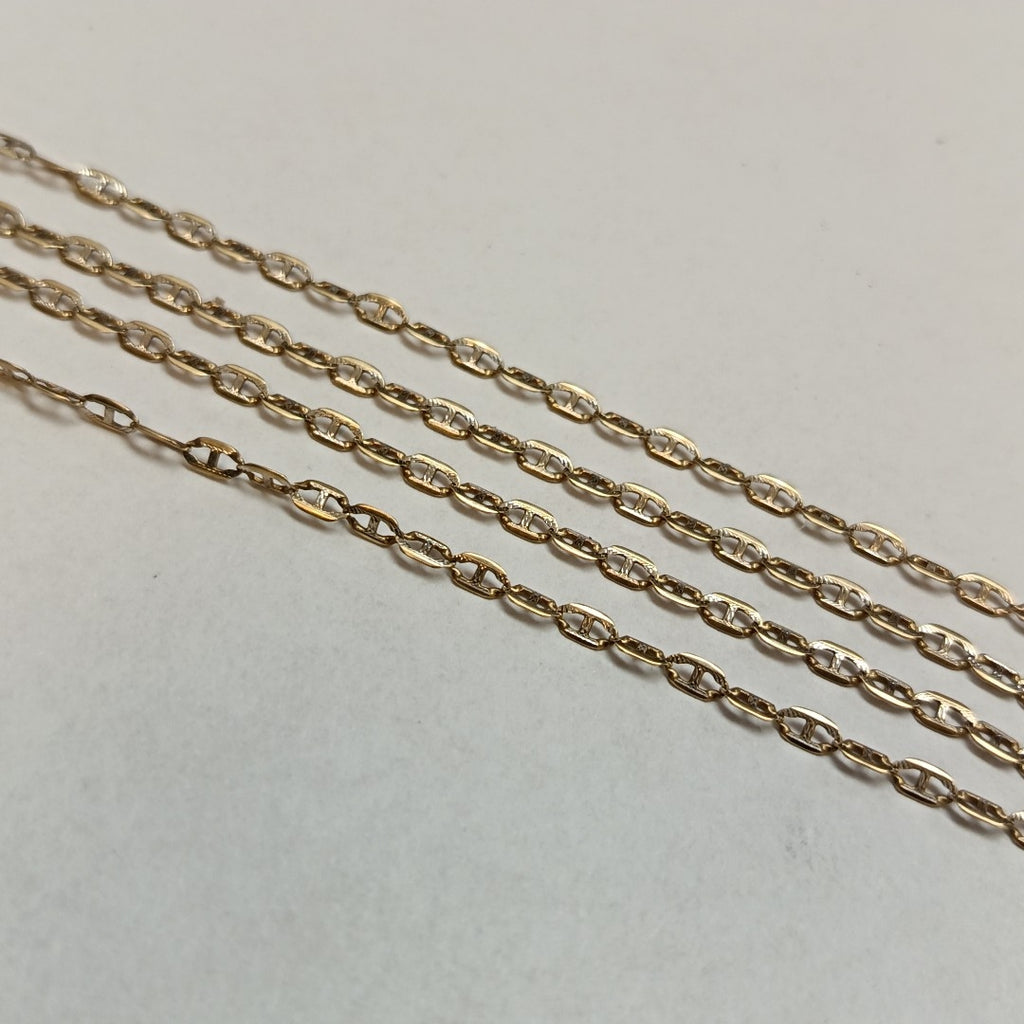 CADENA ORO, RODIADO 10 K 3.4 GRMS (SEMINUEVO)