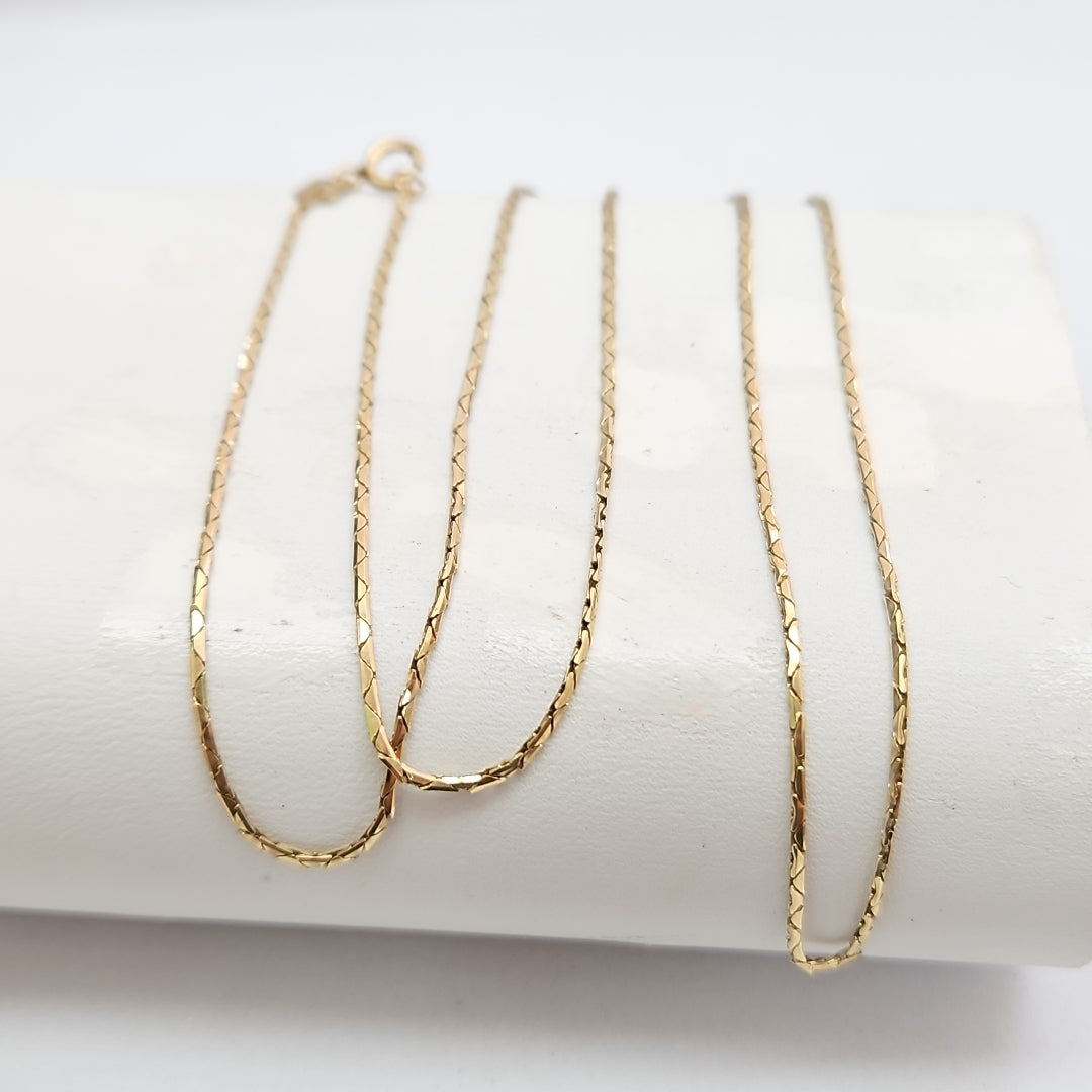 CADENA ORO 14 K 3.5 GRMS (SEMINUEVO)