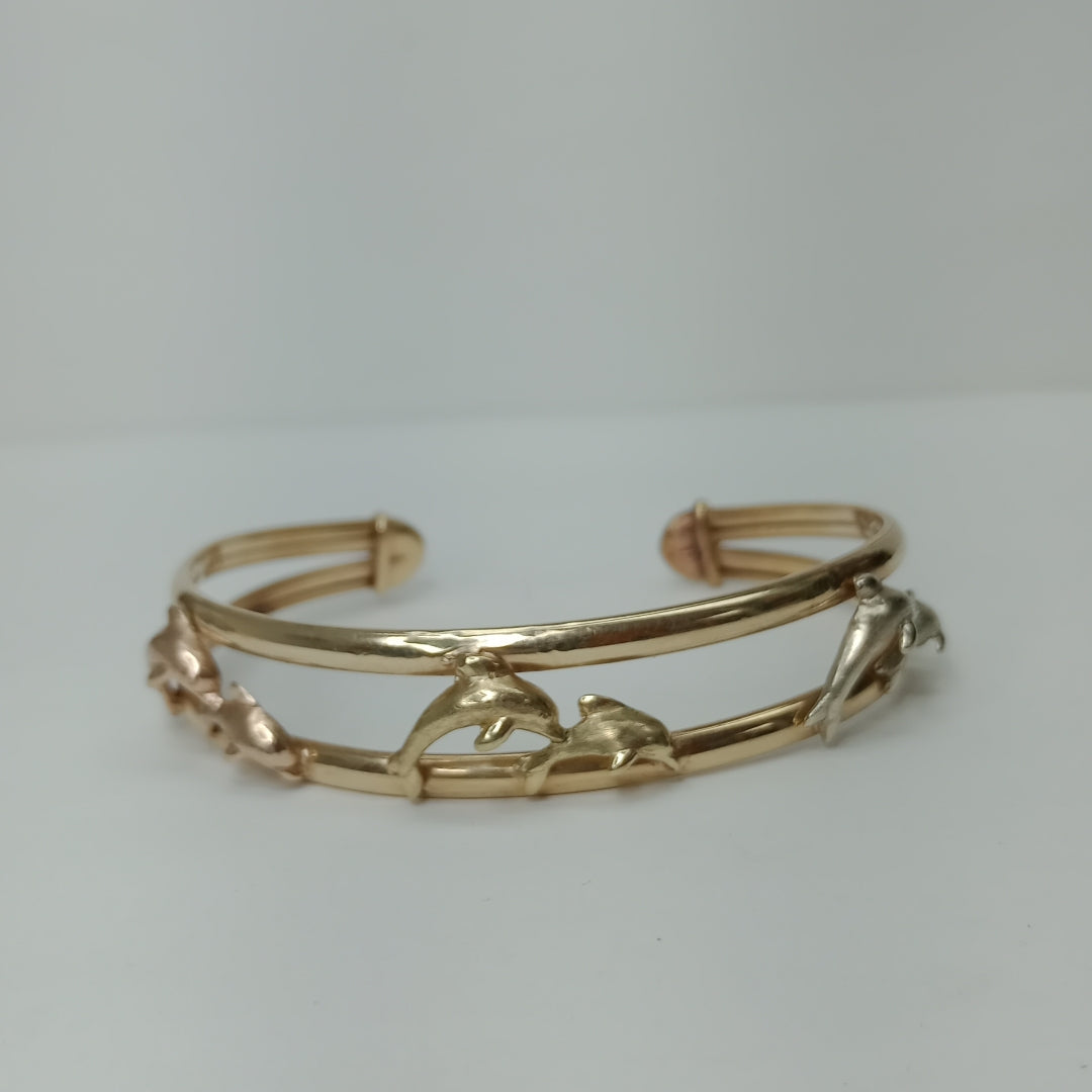BRAZALETE ORO 10 K 11.4 GRMS (SEMINUEVO)