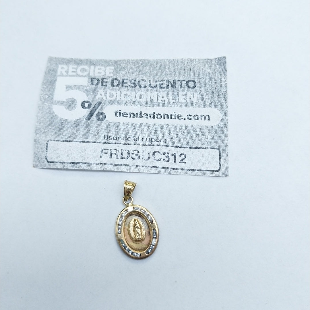 MEDALLA PERSONAL ORO 10 K 0.7 GRMS (SEMINUEVO)