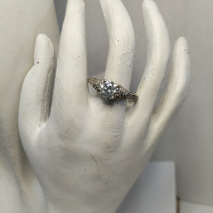 ANILLITO ORO BLANCO 18 K 3,80 GRMS (SEMINUEVO)