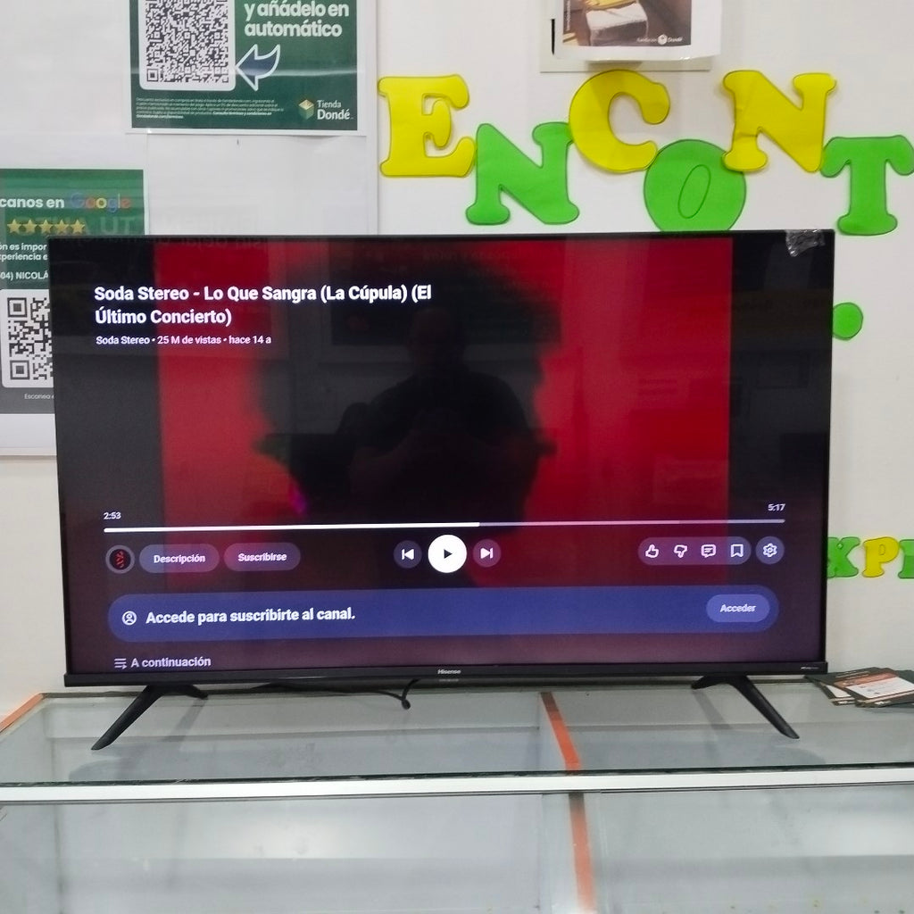 PANTALLA HISENSE 43A6GV (2022) 43" LED 4K (SEMINUEVO)