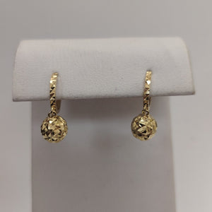 ARRACADAS PAR ORO 14 K 2 GRMS (SEMINUEVO)