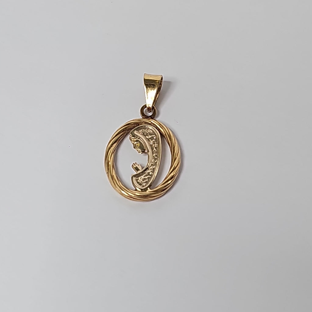 MEDALLA RELIGIOSA ORO 14 K 2,10 GRMS (SEMINUEVO)