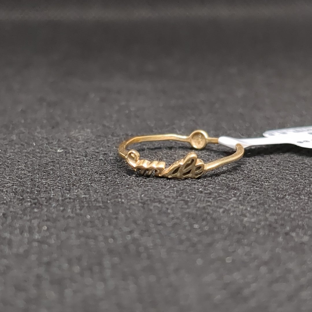 ANILLITO ORO 14 K 0.9 GRMS (SEMINUEVO)