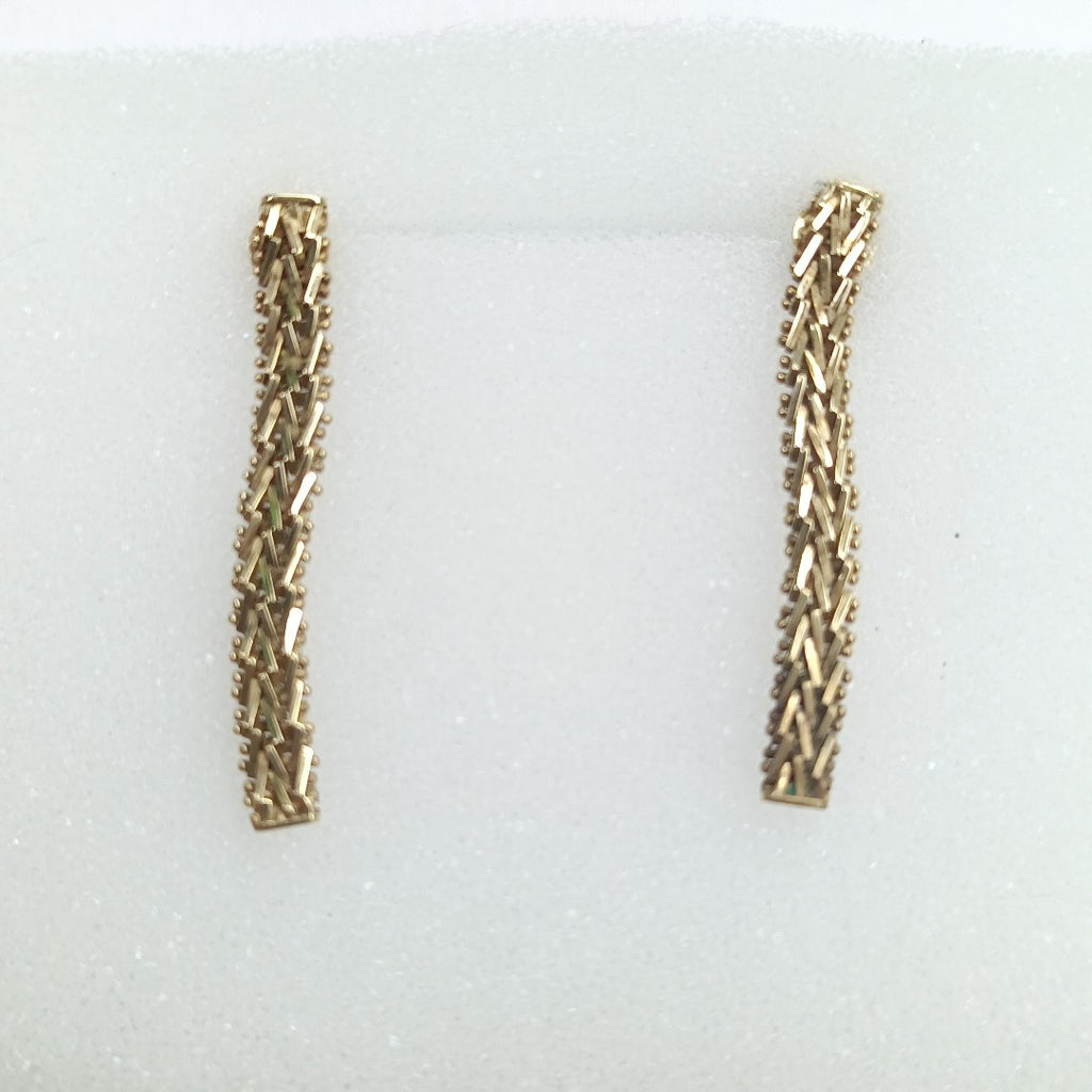 ARETES PAR ORO 14 K 3.2 GRMS (SEMINUEVO)