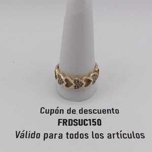 ANILLO ORO 14 K 2.3 GRMS (SEMINUEVO)