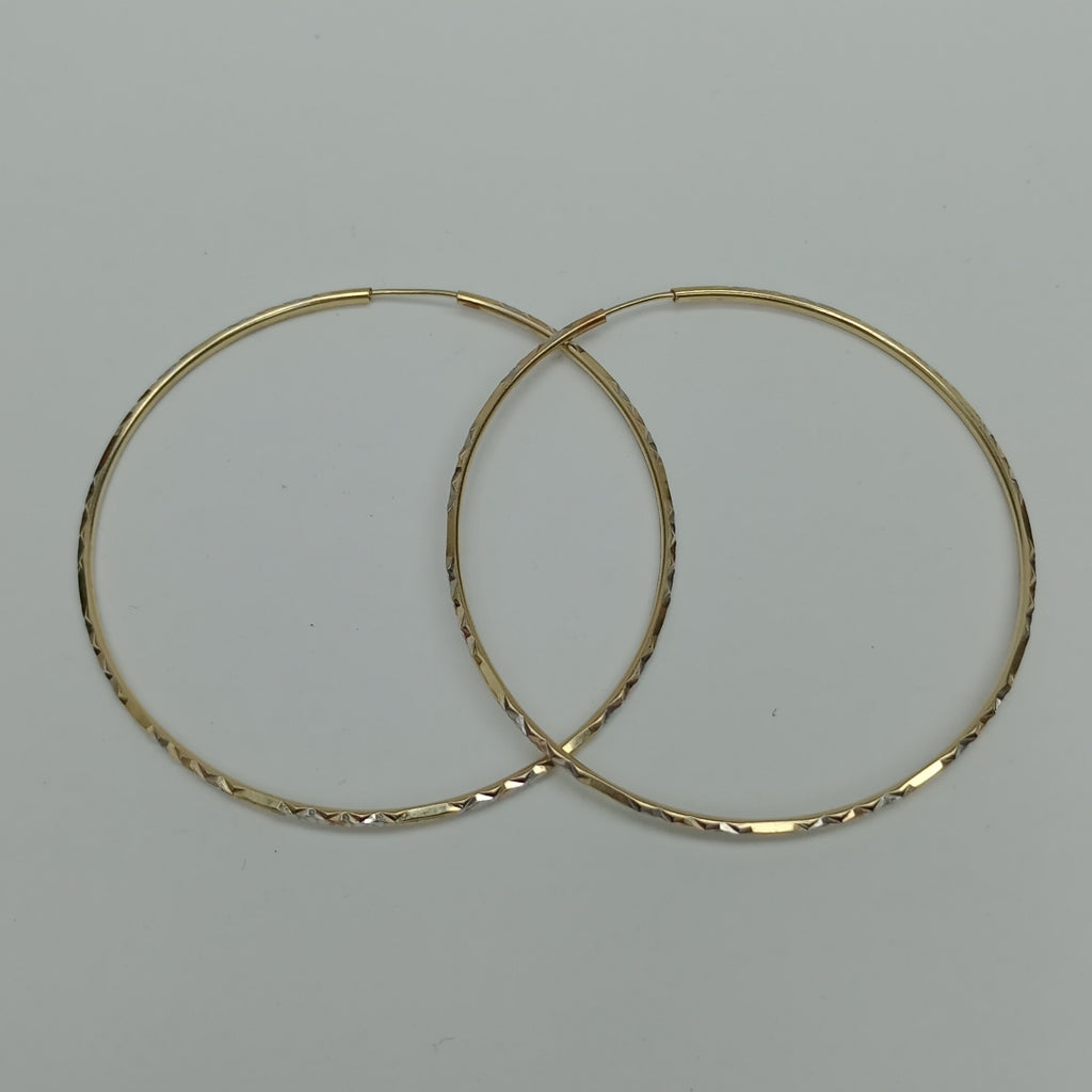 ARRACADAS PAR ORO 14 K 3.7 GRMS (SEMINUEVO)