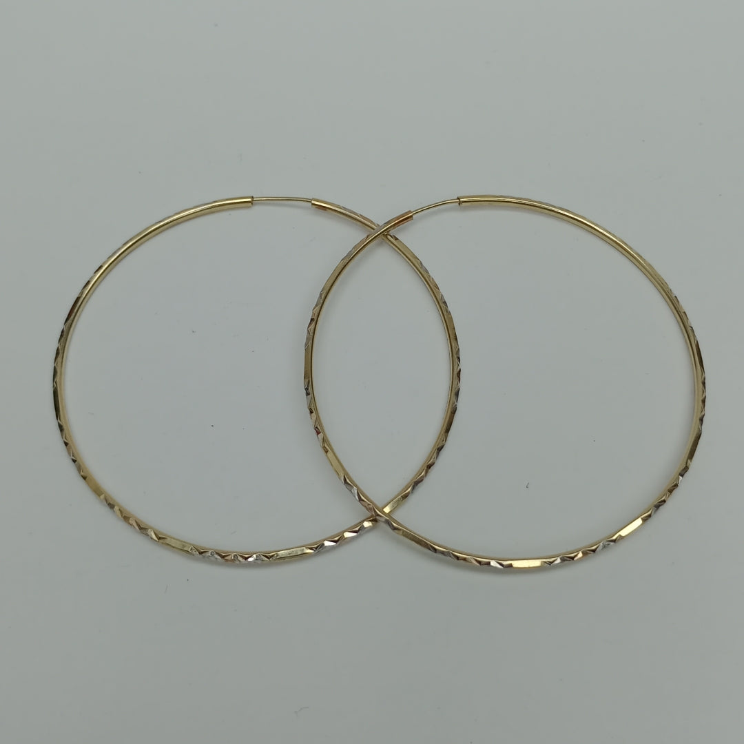 ARRACADAS PAR ORO 14 K 3.7 GRMS (SEMINUEVO)