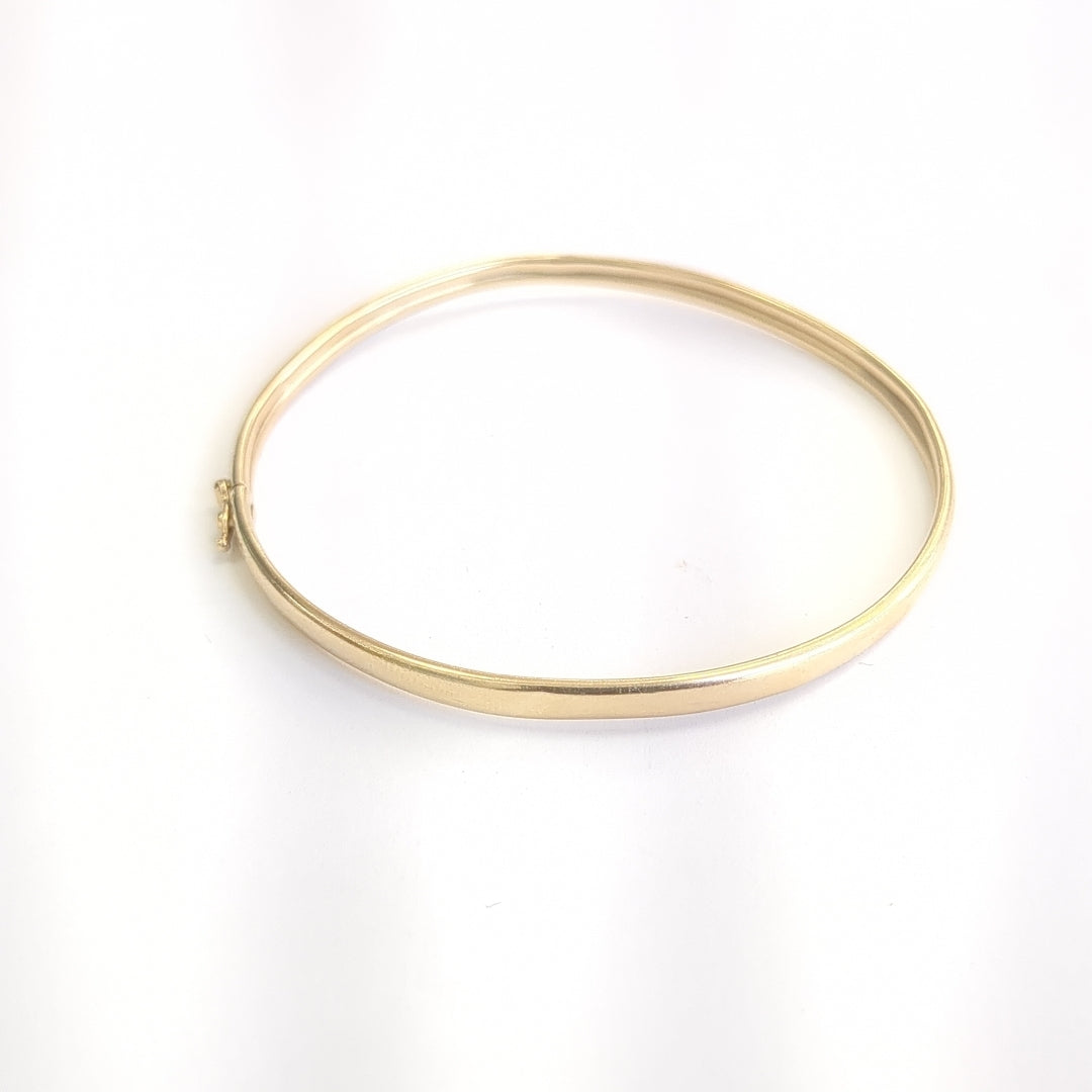 PULSERA RIGIDA ORO 14 K 4.7 GRMS (SEMINUEVO)
