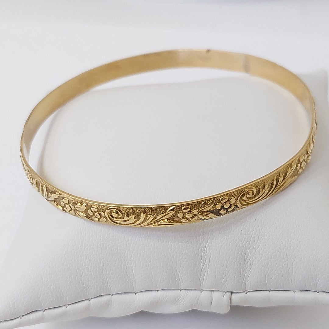 PULSERA RIGIDA ORO 18 K 15,00 GRMS (SEMINUEVO)