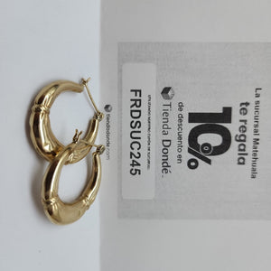 ARRACADAS PAR ORO 10 K 2,30 GRMS (SEMINUEVO)