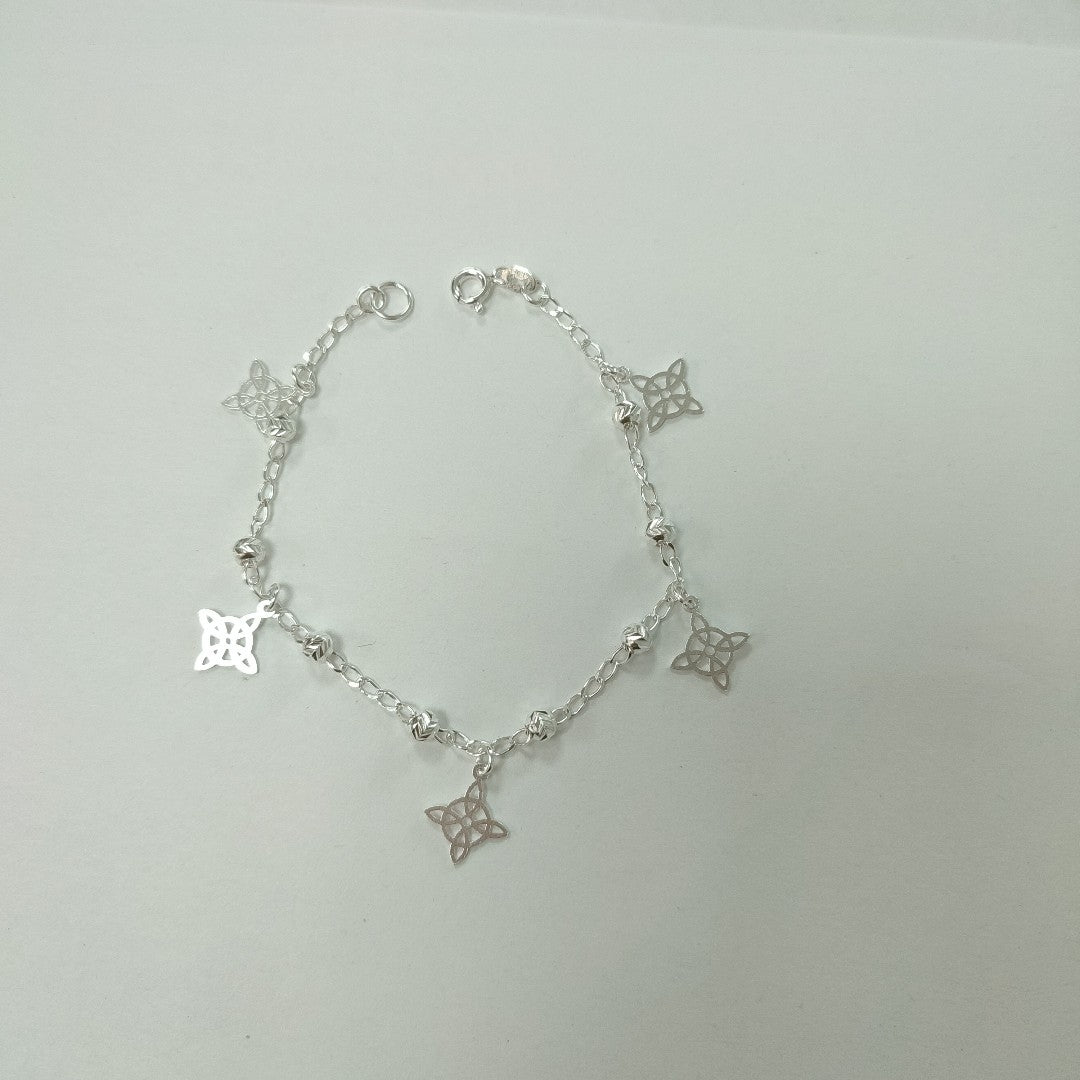 PULSERA TEJIDO ESPECIAL PLATA .925 18 CM 3.2 GR (NUEVO)
