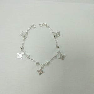 PULSERA TEJIDO ESPECIAL PLATA .925 18 CM 3.2 GR (NUEVO)