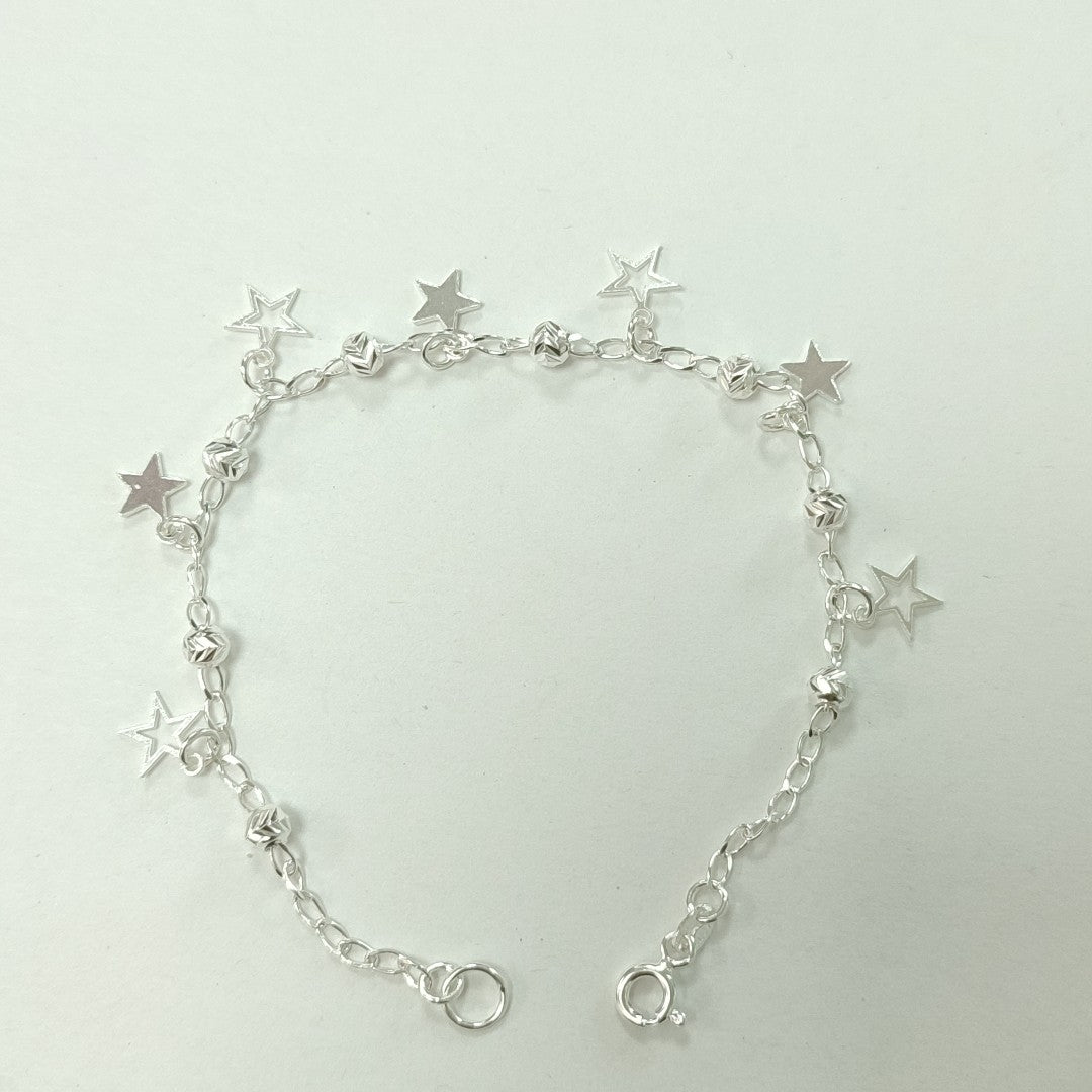 PULSERA TEJIDO ESPECIAL PLATA .925 18 CM 3.1 GR (NUEVO)
