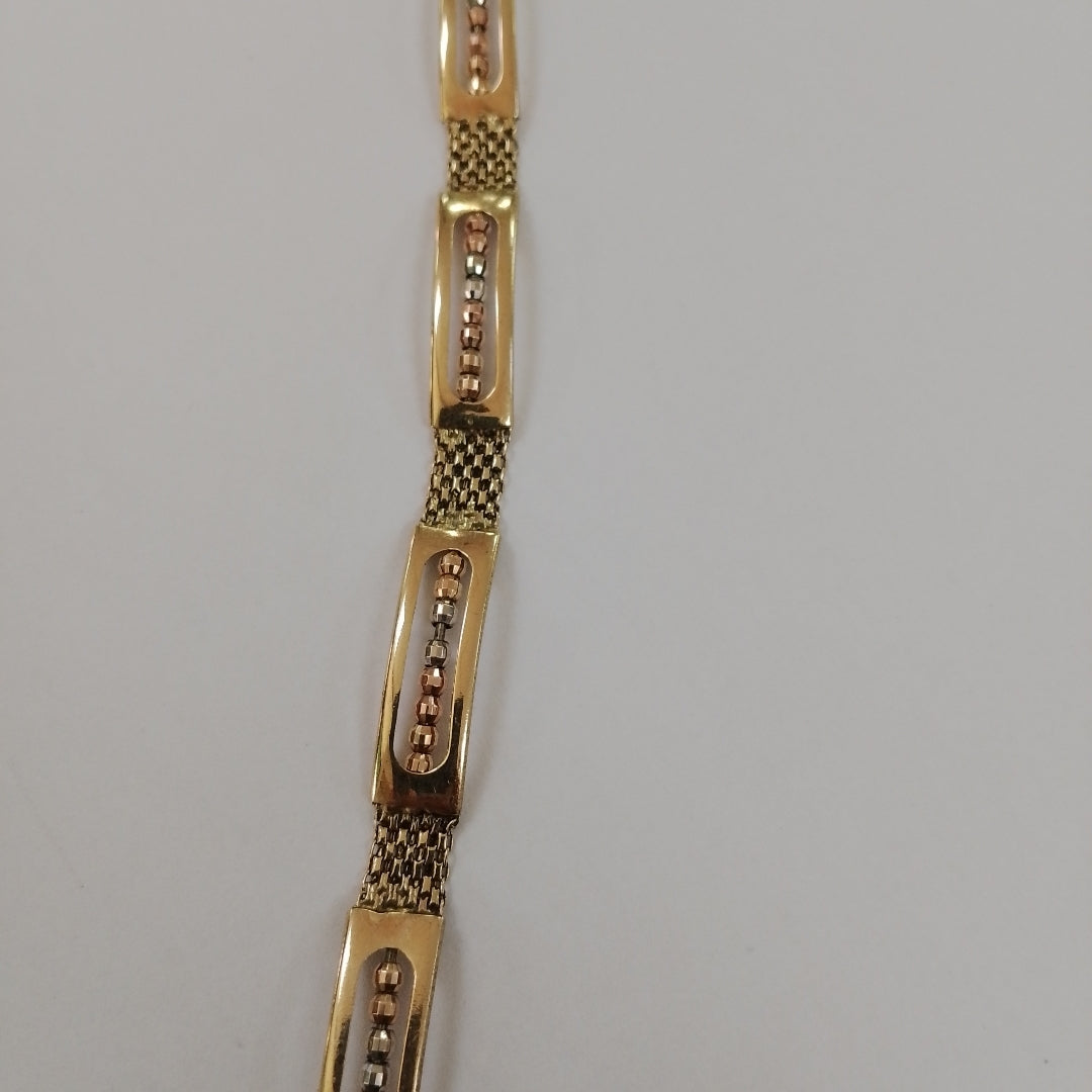 ESCLAVA ORO COMBINADO 14 K 10,90 GRMS (SEMINUEVO)