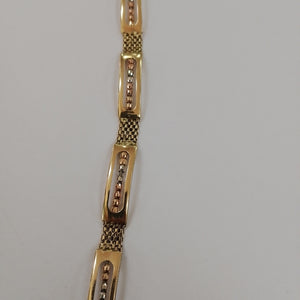 ESCLAVA ORO COMBINADO 14 K 10,90 GRMS (SEMINUEVO)