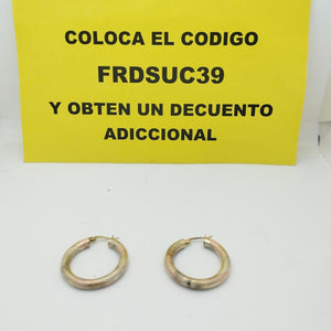 ARRACADAS PAR ORO 14 K 3.9 GRMS (SEMINUEVO)