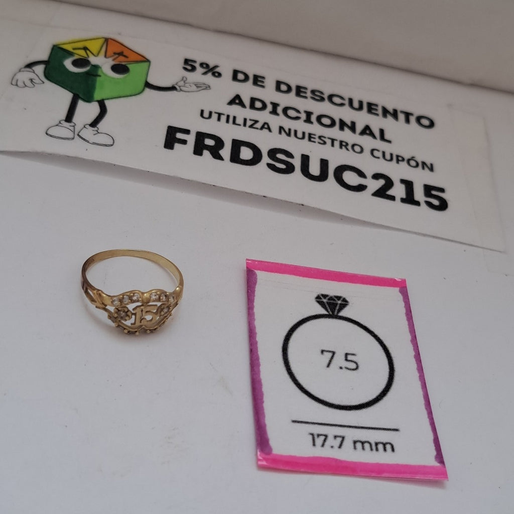 ANILLITO ORO 10 K 1,50 GRMS (SEMINUEVO)