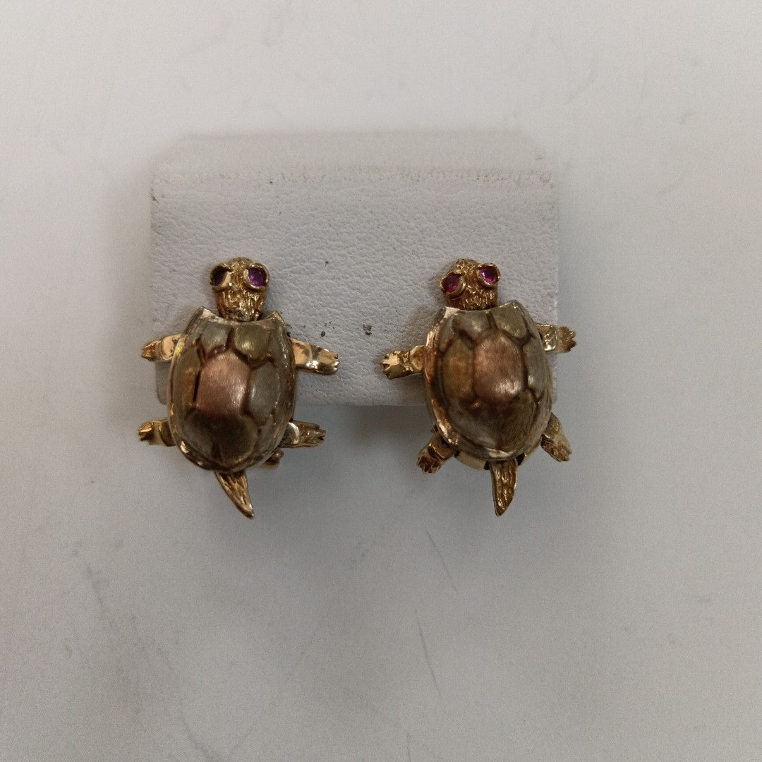 ARETES PAR ORO 10 K 5,80 GRMS (SEMINUEVO)