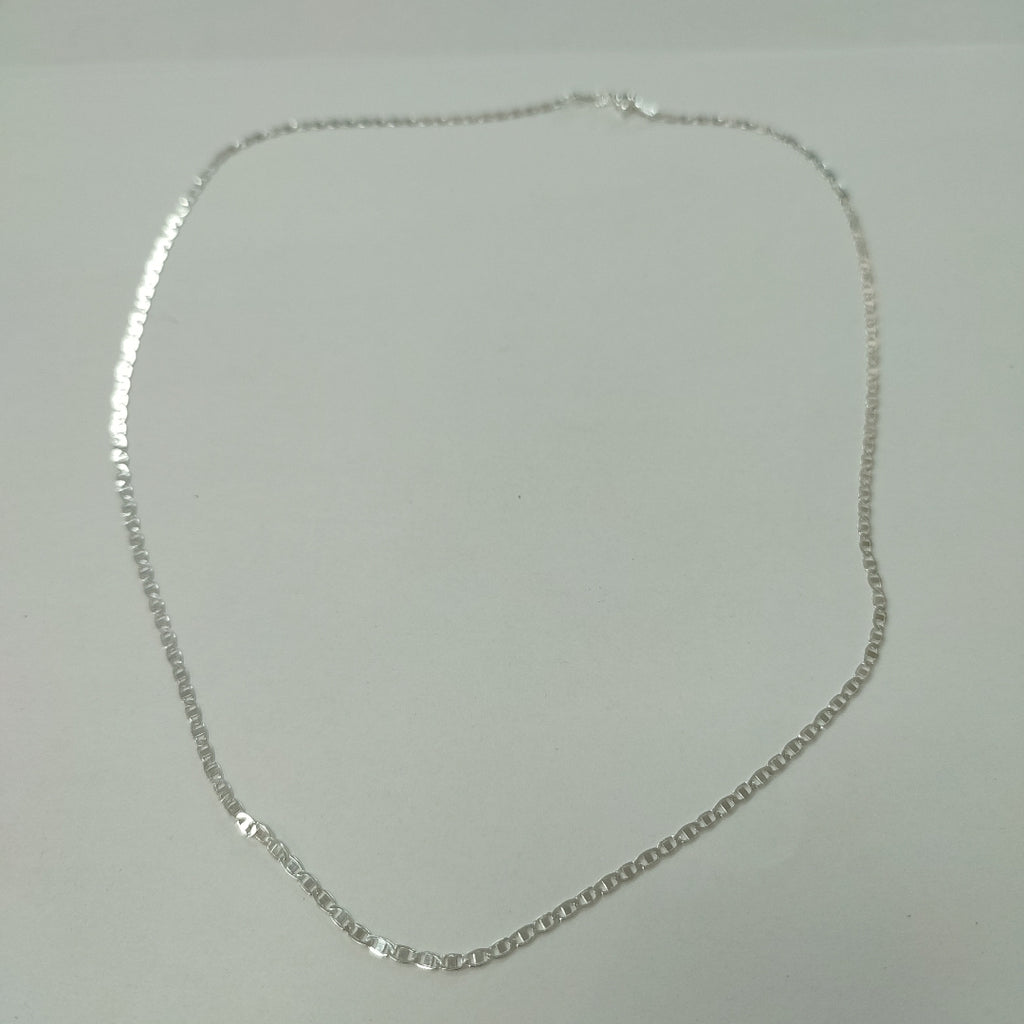 CADENA TEJIDO ESPEJO PLATA .925 55 CM 4 GR (NUEVO)
