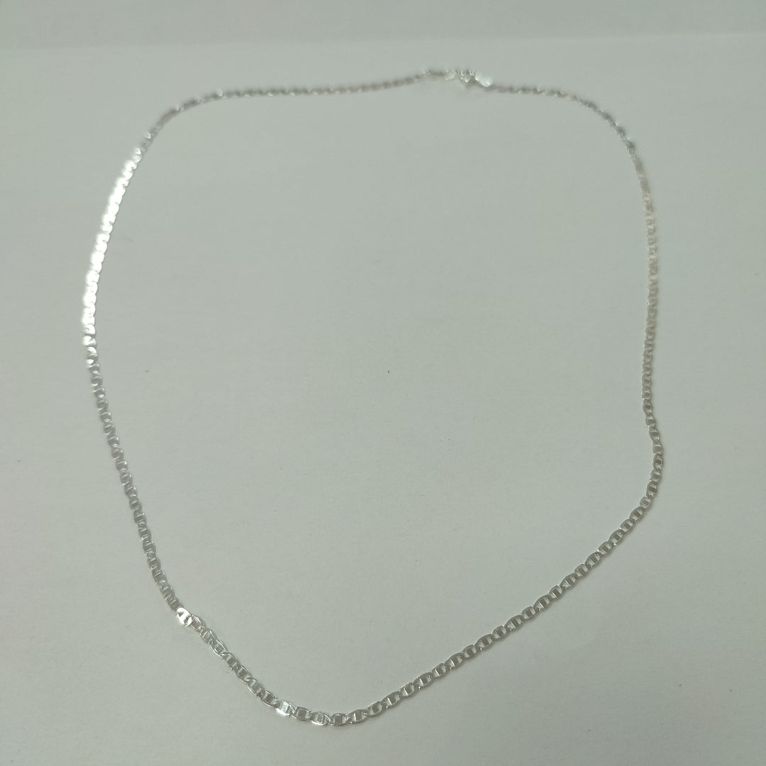 CADENA TEJIDO ESPEJO PLATA .925 55 CM 4 GR (NUEVO)