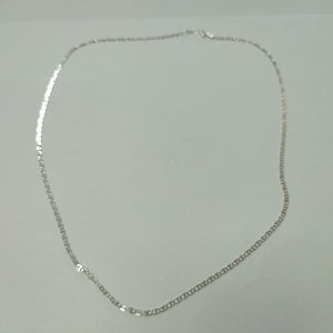 CADENA TEJIDO ESPEJO PLATA .925 55 CM 4 GR (NUEVO)