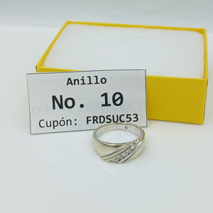 ARGOLLA ORO, ORO BLANCO 14 K 7.1 GRMS (SEMINUEVO)