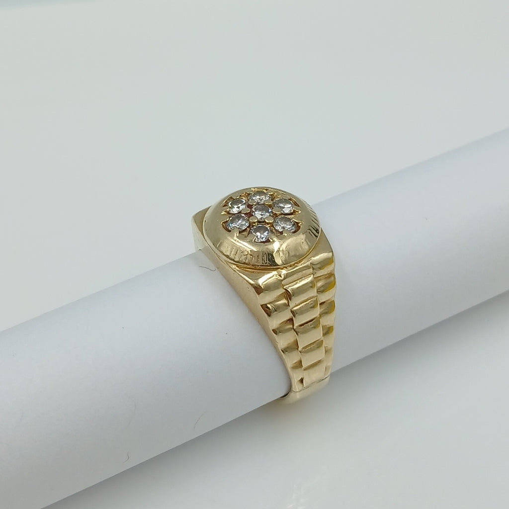 ANILLO ORO 14 K 11.6 GRMS (SEMINUEVO)