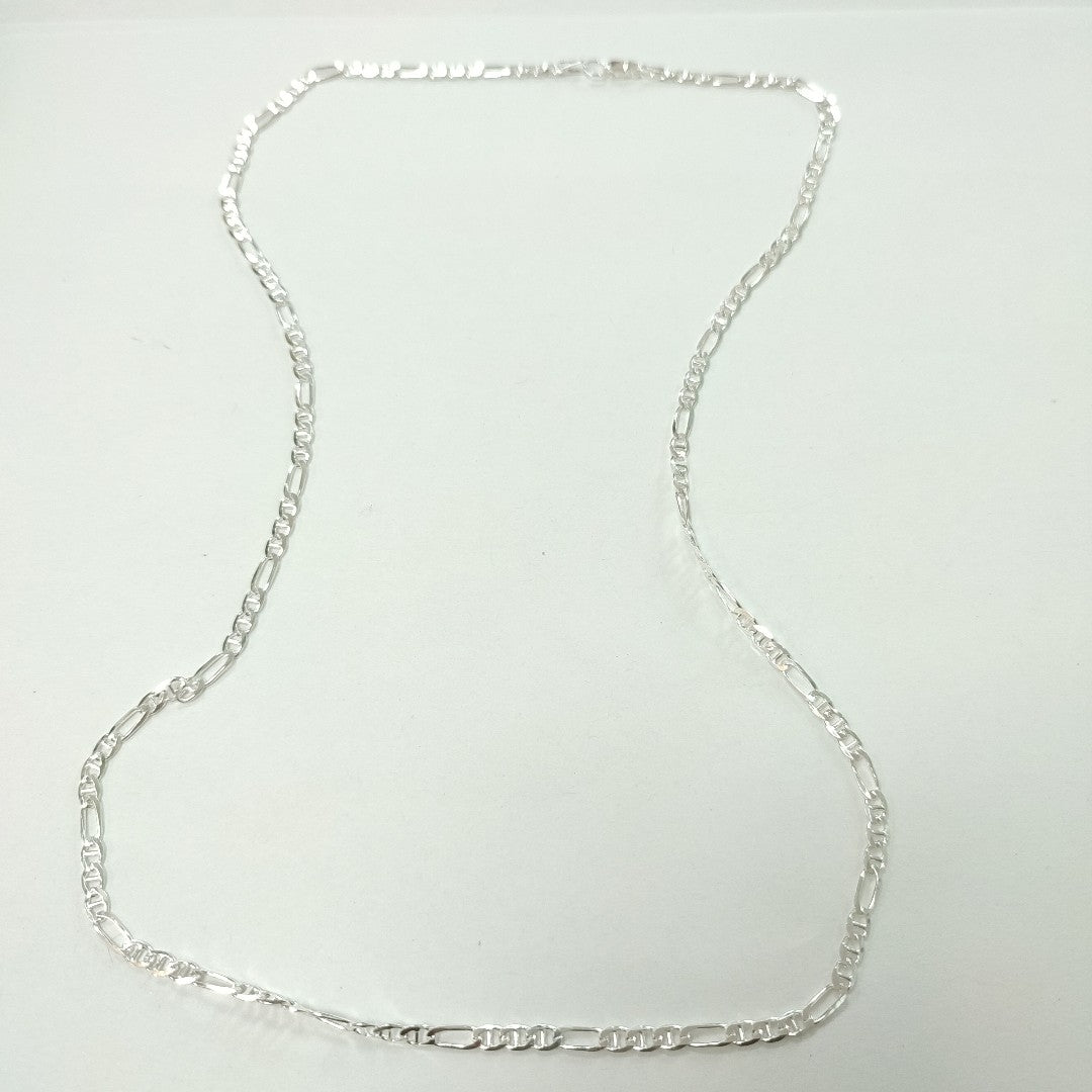 CADENA TEJIDO 3X1 PLATA .925 60 CM 8.2 GR (NUEVO)
