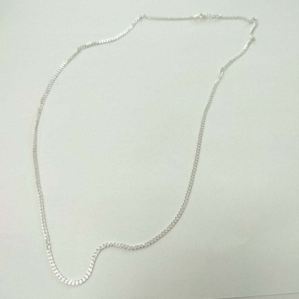 CADENA TEJIDO BARBADO PLATA .925 55 CM 5.4 GR (NUEVO)