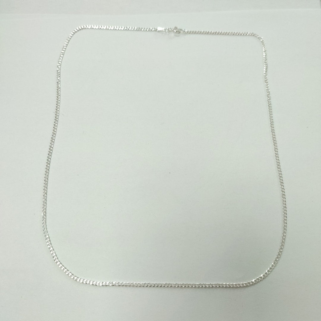 CADENA TEJIDO BARBADO PLATA .925 60 CM 5.7 GR (NUEVO)