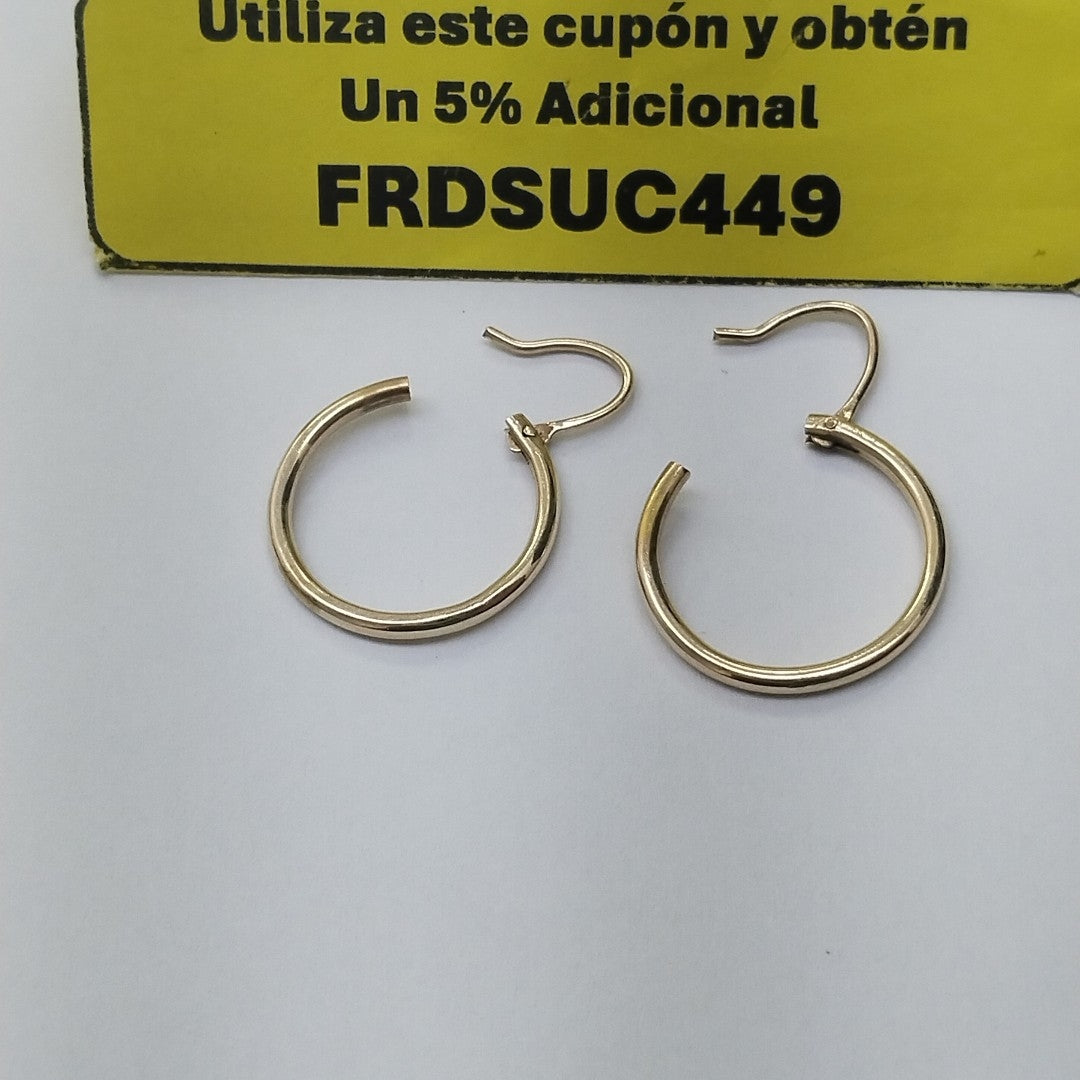 ARRACADAS PAR ORO 14 K 1.8 GRMS (SEMINUEVO)