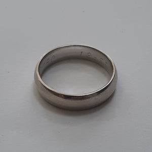 ARGOLLA ORO BLANCO 14 K 5,20 GRMS (SEMINUEVO)
