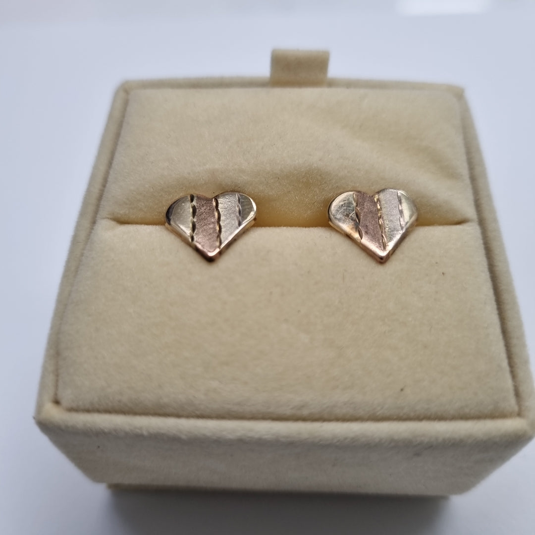 BROQUELES PAR ORO 14 K 0,60 GRMS (SEMINUEVO)