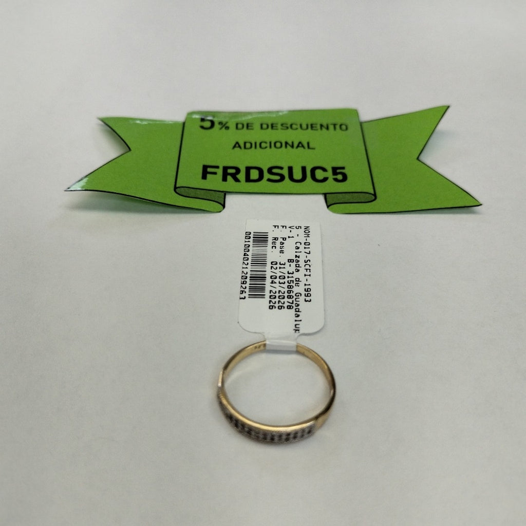 ANILLO ORO 14 K 1,30 GRMS (SEMINUEVO)