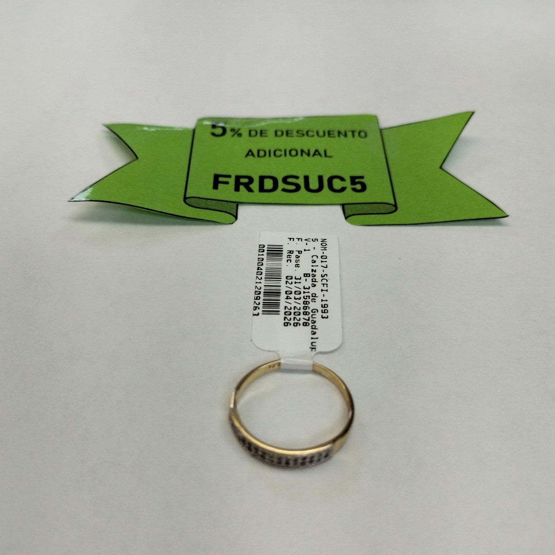 ANILLO ORO 14 K 1,30 GRMS (SEMINUEVO)
