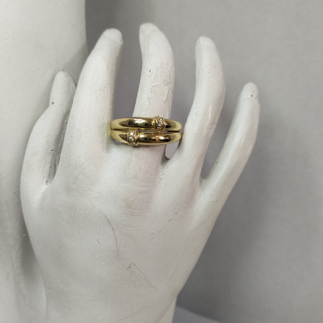 ANILLOS DAMA ORO 14K 2 (NUEVO)