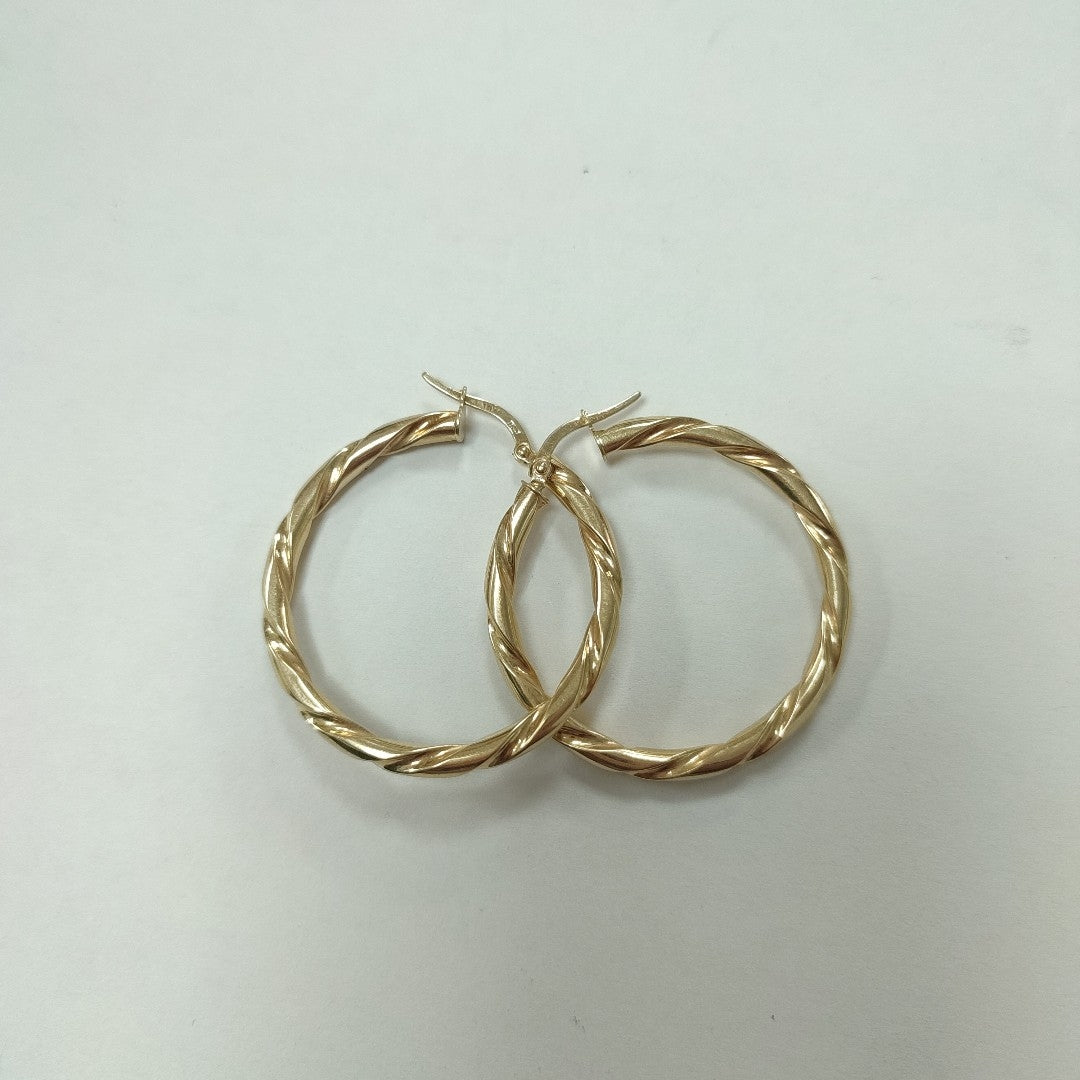ARRACADAS PAR ORO 14 K 3 GRMS (SEMINUEVO)