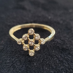 ANILLOS DAMA ORO 14K 1.6 (NUEVO)