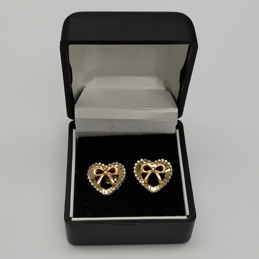 BROQUELES PAR ORO, ORO COMBINADO 14 K 2.1 GRMS (SEMINUEVO)