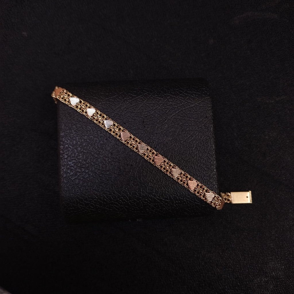PULSERA ORO COMBINADO 8 K 10.9 GRMS (SEMINUEVO)