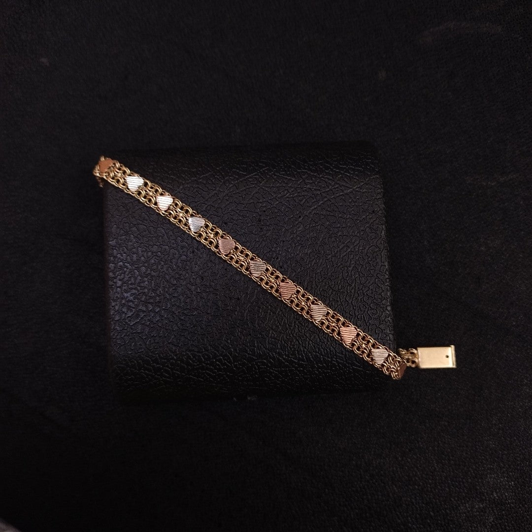 PULSERA ORO COMBINADO 8 K 10.9 GRMS (SEMINUEVO)