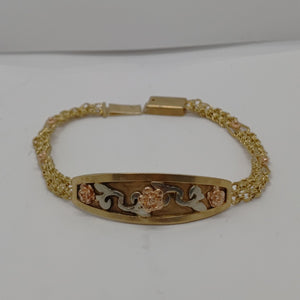 ESCLAVA ORO, ORO COMBINADO 10 K 13 GRMS (SEMINUEVO)