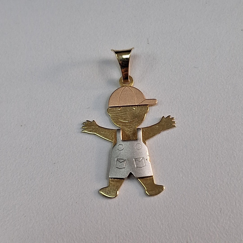DIJE ORO COMBINADO 14 K 2,60 GRMS (SEMINUEVO)