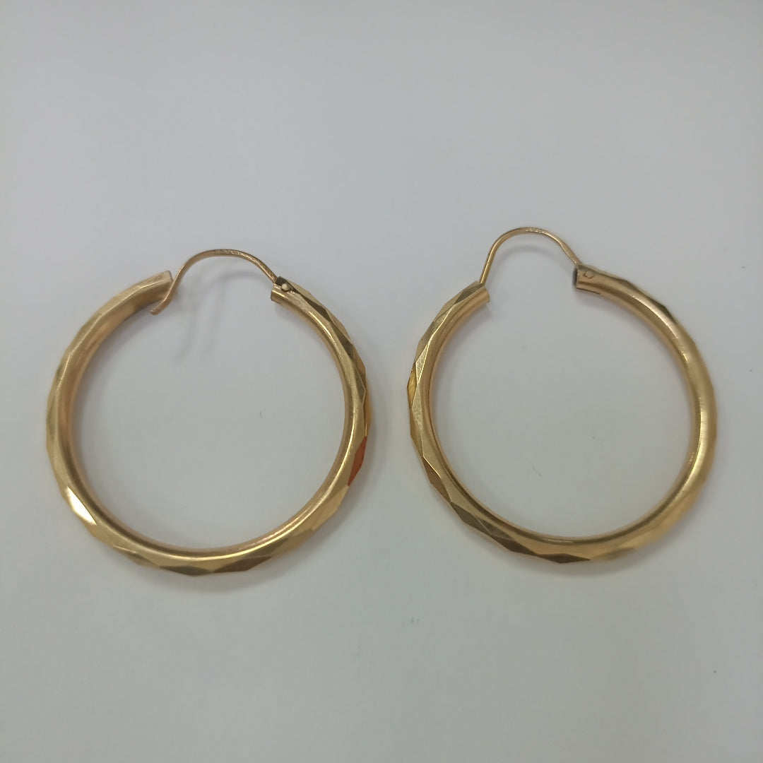 ARRACADAS PAR ORO 14 K 5.6 GRMS (SEMINUEVO)