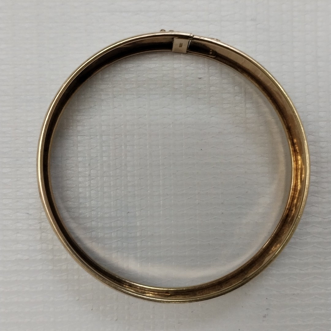 PULSERA RIGIDA ORO 10 K 14 GRMS (SEMINUEVO)
